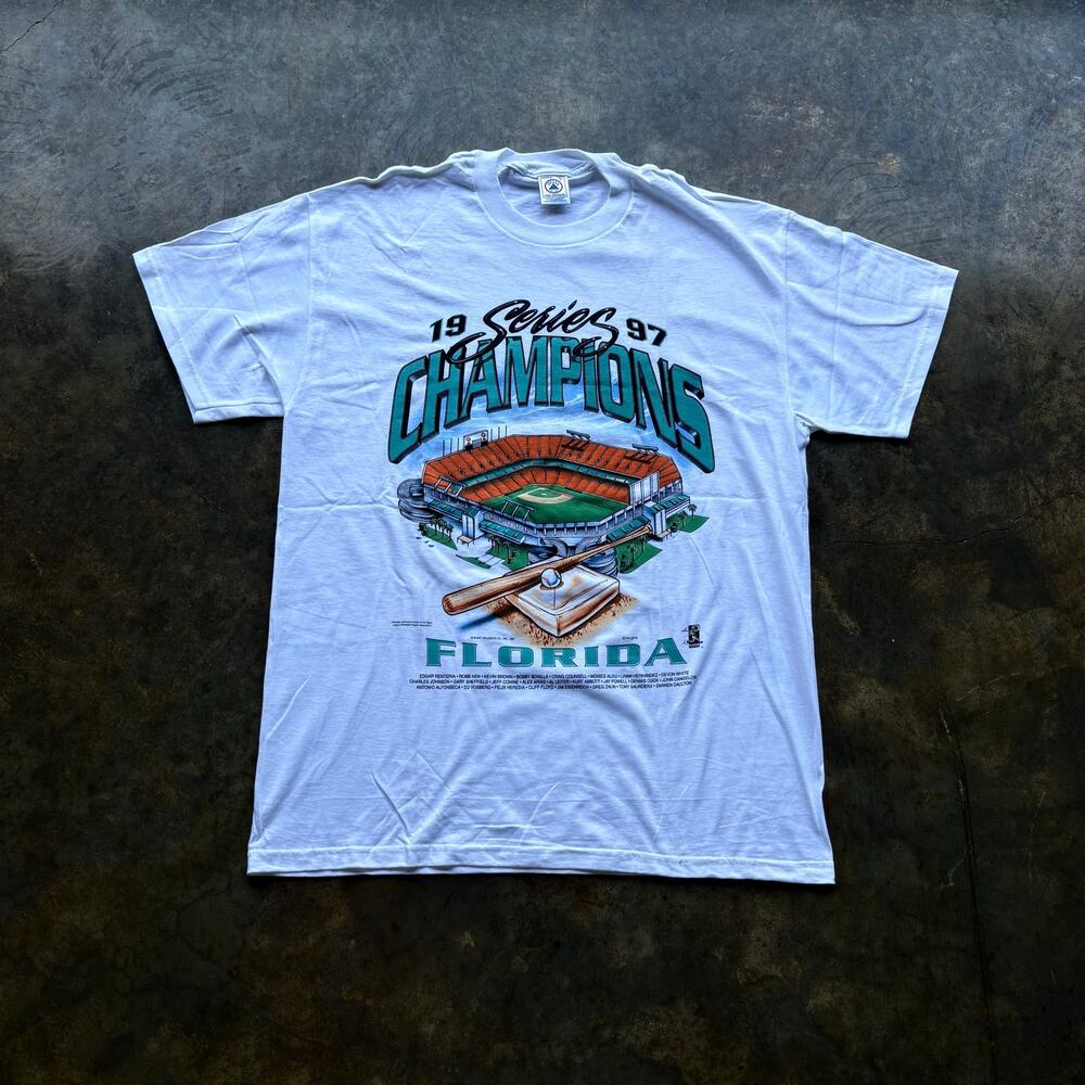 Vintage MLB Marlins Baseball T-shirt